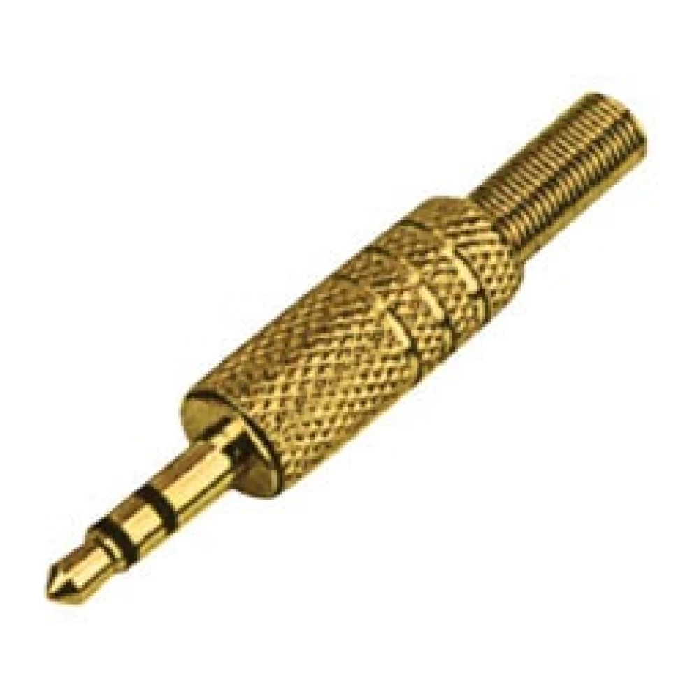 Φίς stereo αρσενικό επίχρυσο 3.5mm XJ-1015G