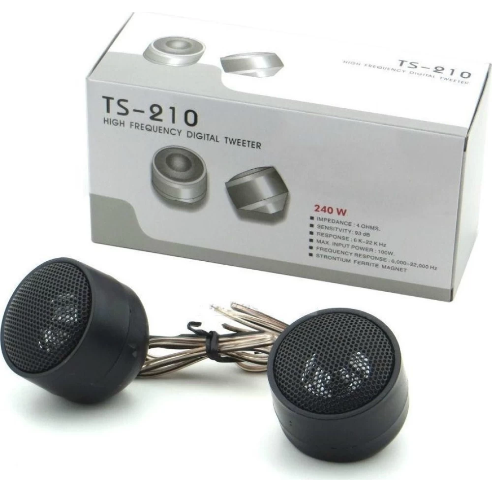 Σετ Tweeter Αυτοκινήτου Στρογγυλά TS-210