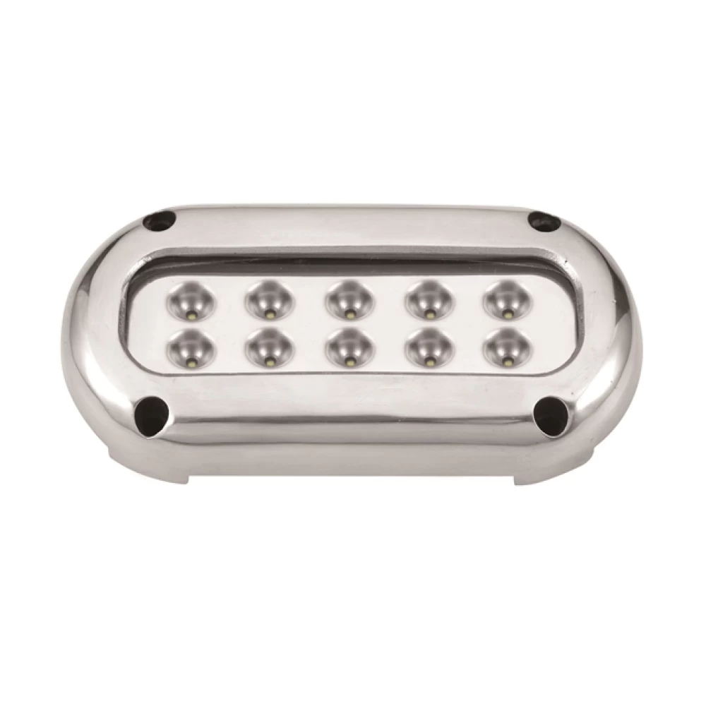 Φως υποβρύχιο 10led λευκό παραλ/μο(14280)