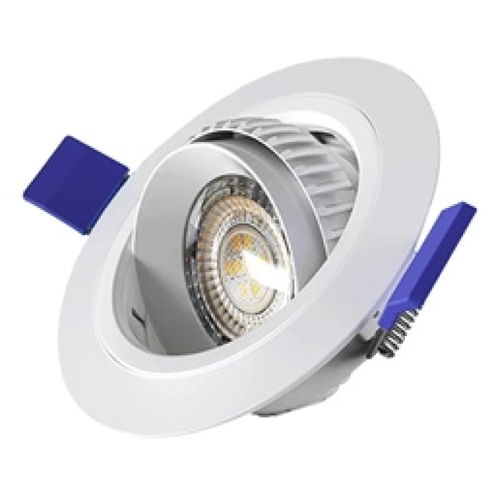  Φωτιστικό led σποτ κινητό 360° Φ90 7W 595LM 4000K 38° CW EAGLE EYE WELLMAX 031.0096