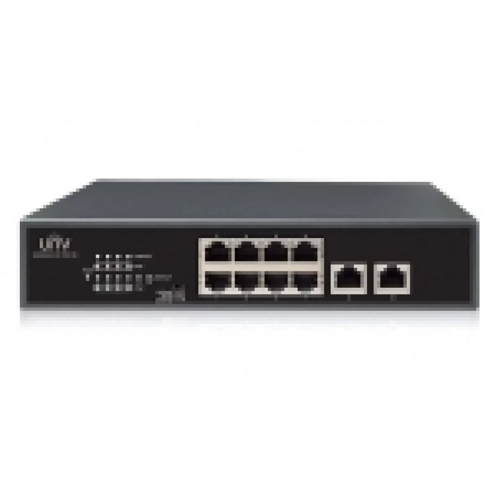 Poe unv NSW2010-10T-PoE-IN Anga 10x100Mbps απόσταση μετάδοσης έως 250m