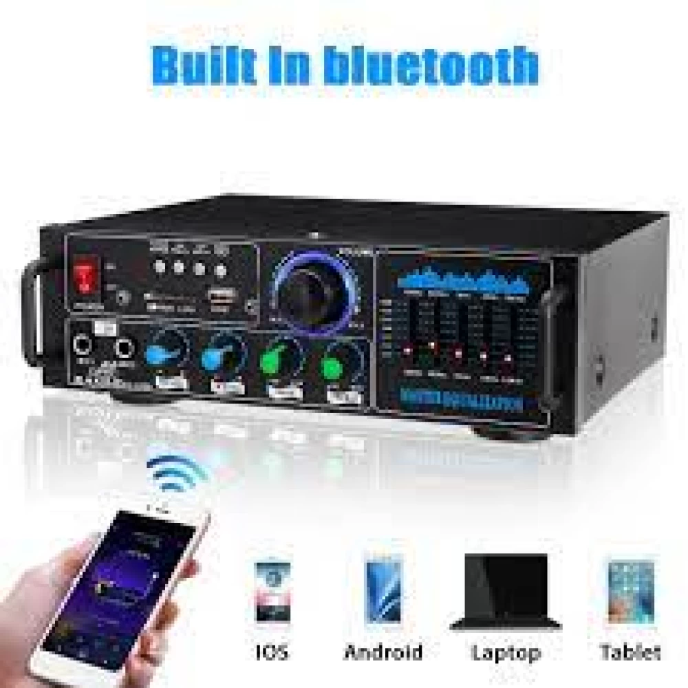 Ενισχυτής ήχου 2X70W karaoke FM/BluetoothMP3/Usb/Bluetooth Andowl Q-GF289
