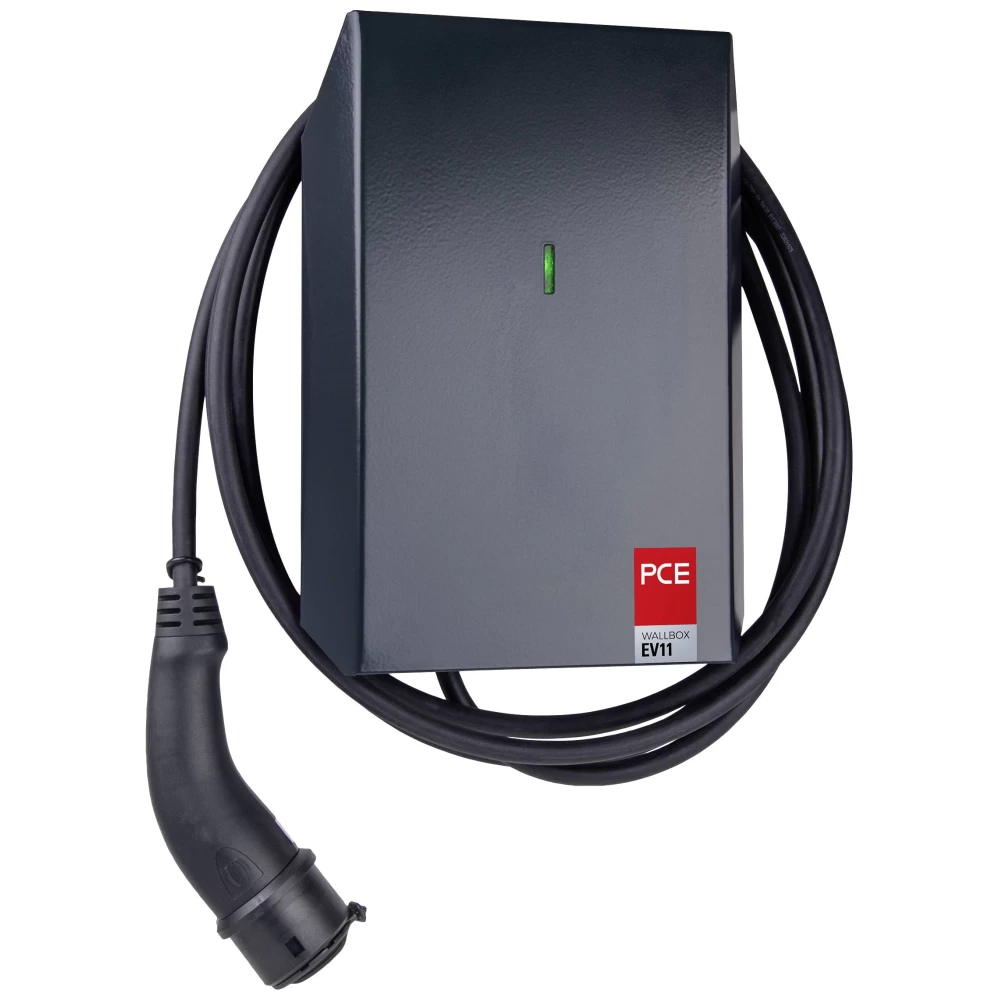 Επίτοιχος σταθμός φόρτισης αυτοκινήτου 11kW  (3.7kW) 16A TYPE2 5m IP44 370100 PCE