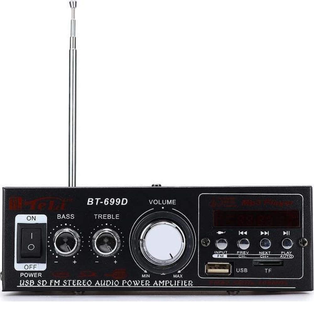 Στεροφωνικός ραδιοενισχυτής USB/Bluetooth 2x25watt 