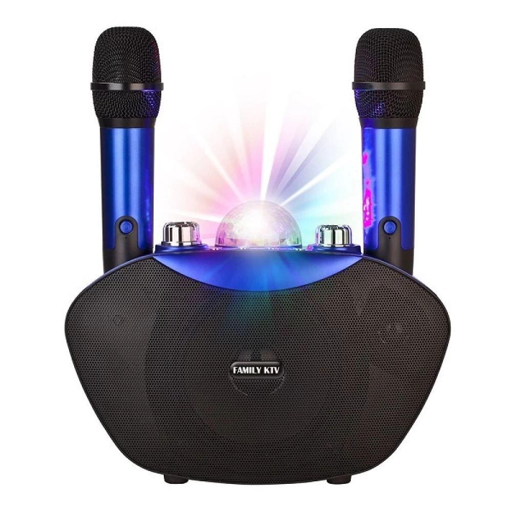 Ηχείο με λειτουργία Karaoke Usb/Bluetooth KTV Y-8 σε Μπλε Χρώμα