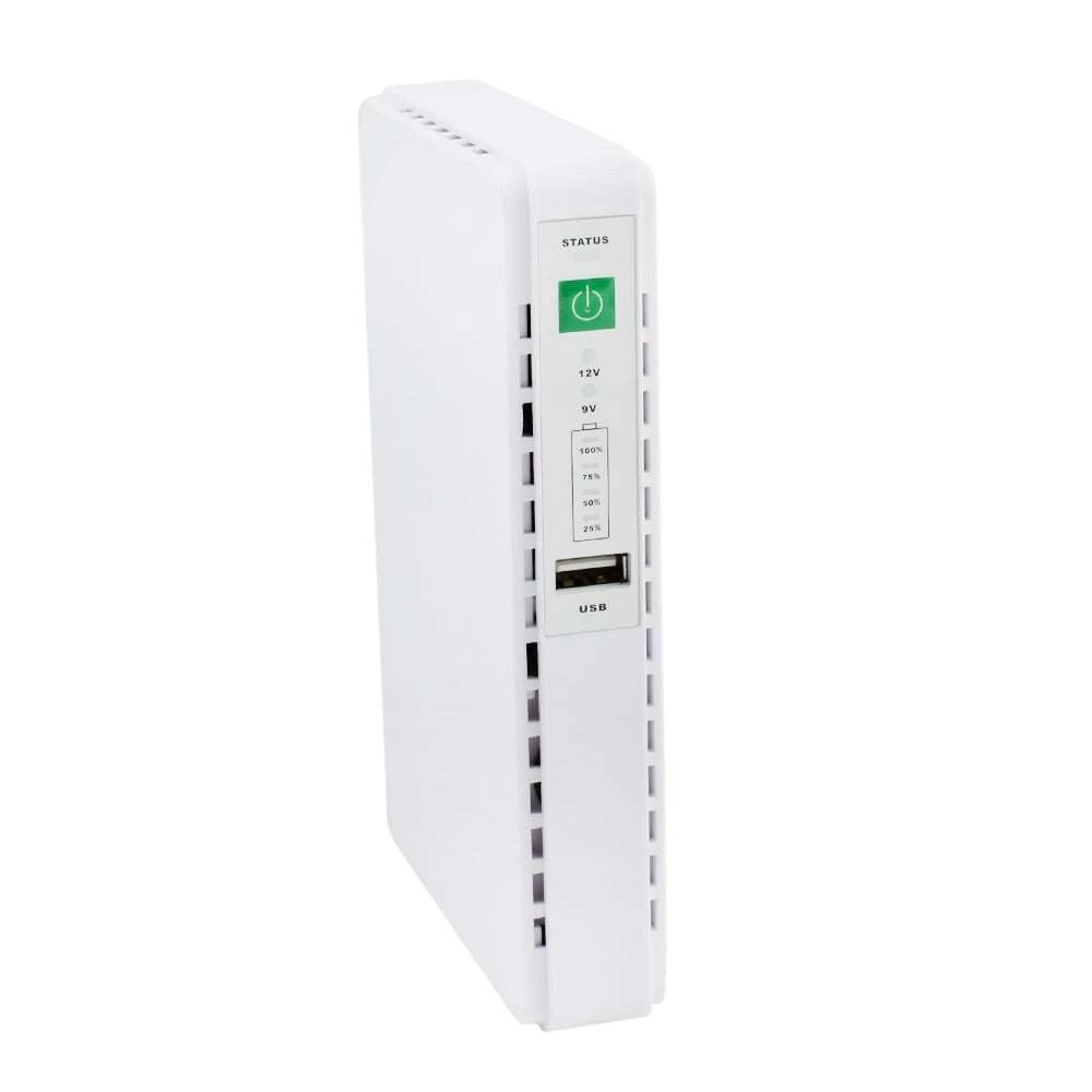 Δικτυακό Φορητό Mini DC UPS 9800mAh USB, 17watt RJ-45 Andowl Q-UP800 – Λευκό