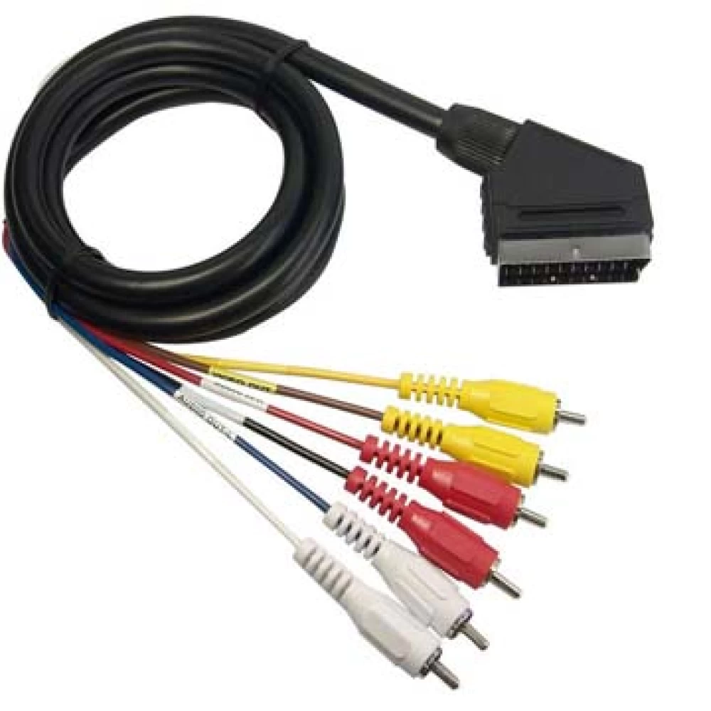 Καλώδιο Scart - 6 rca Oem HT-30375/1.5 (CR-360)