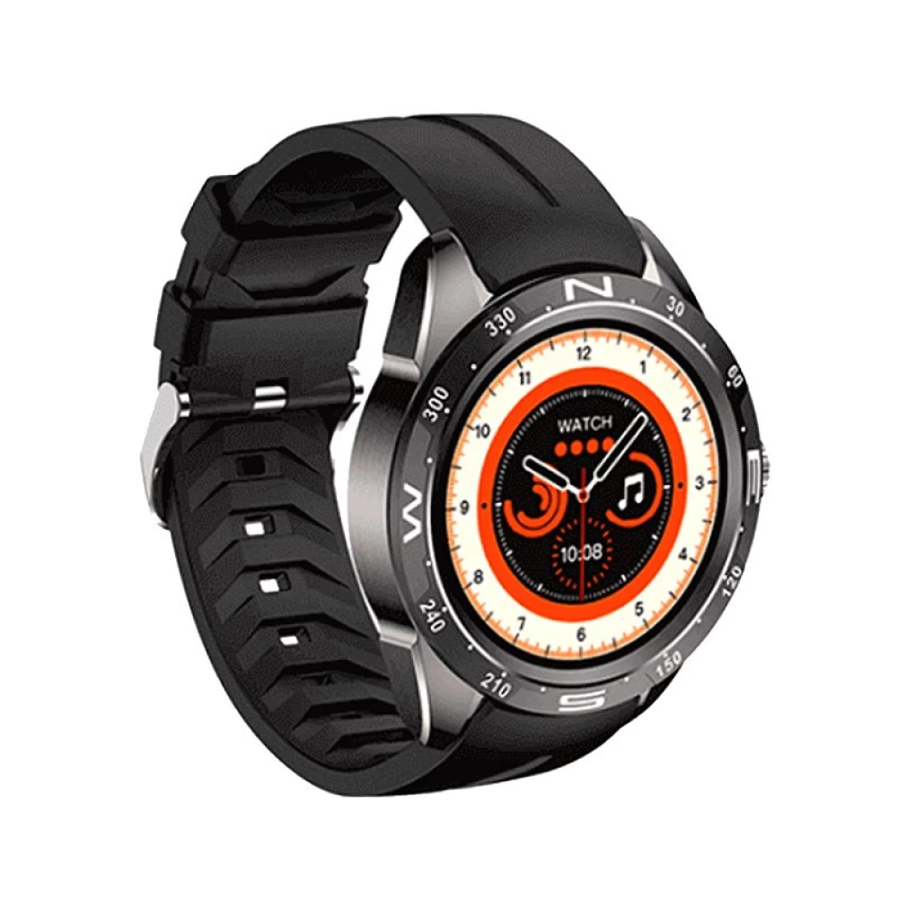Awei Smartwatch με παλμογράφο και οξύμετρο σε μαύρο χρώμα H22 