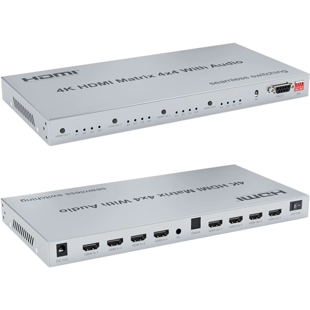 HDMI Matrix 4 x 4 , 4 είσοδοι, 4 έξοδοι, υποστηρίζει HDCP 1.4   CVT-314