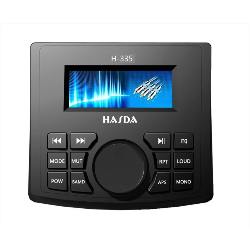 Ραδιόφωνο Usb/Bluetooth Hasda  Έγχρωμη Οθόνη 5'' Αδιάβροχο  H-303A