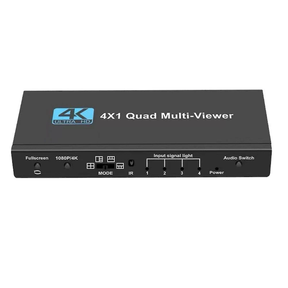 HDMI Switcher 4 Εισόδων - 1 Εξόδου 4k  Multi-viewer 4x1 Quad Screen Viewer 4in1 Seamless Hdmi Switcher Switch