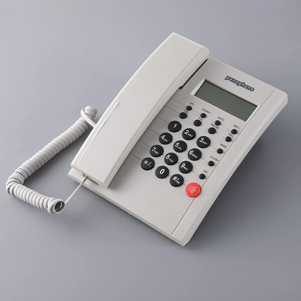 Τηλέφωνο ενσύρματο λευκό Panaphone KX-T2013