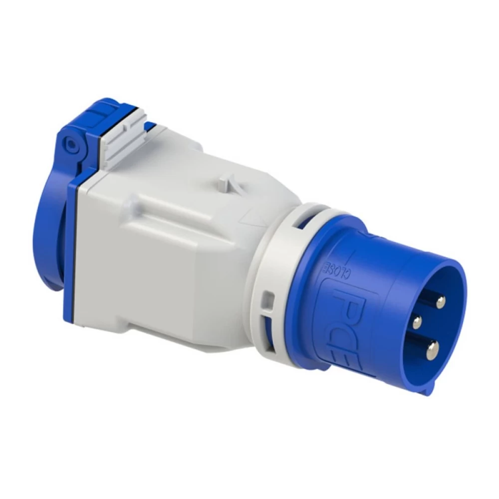 Βιομηχανικό adaptor αρσενικό 3P 16Α σε πρίζα σούκο 16A IP44 9433100 PCE