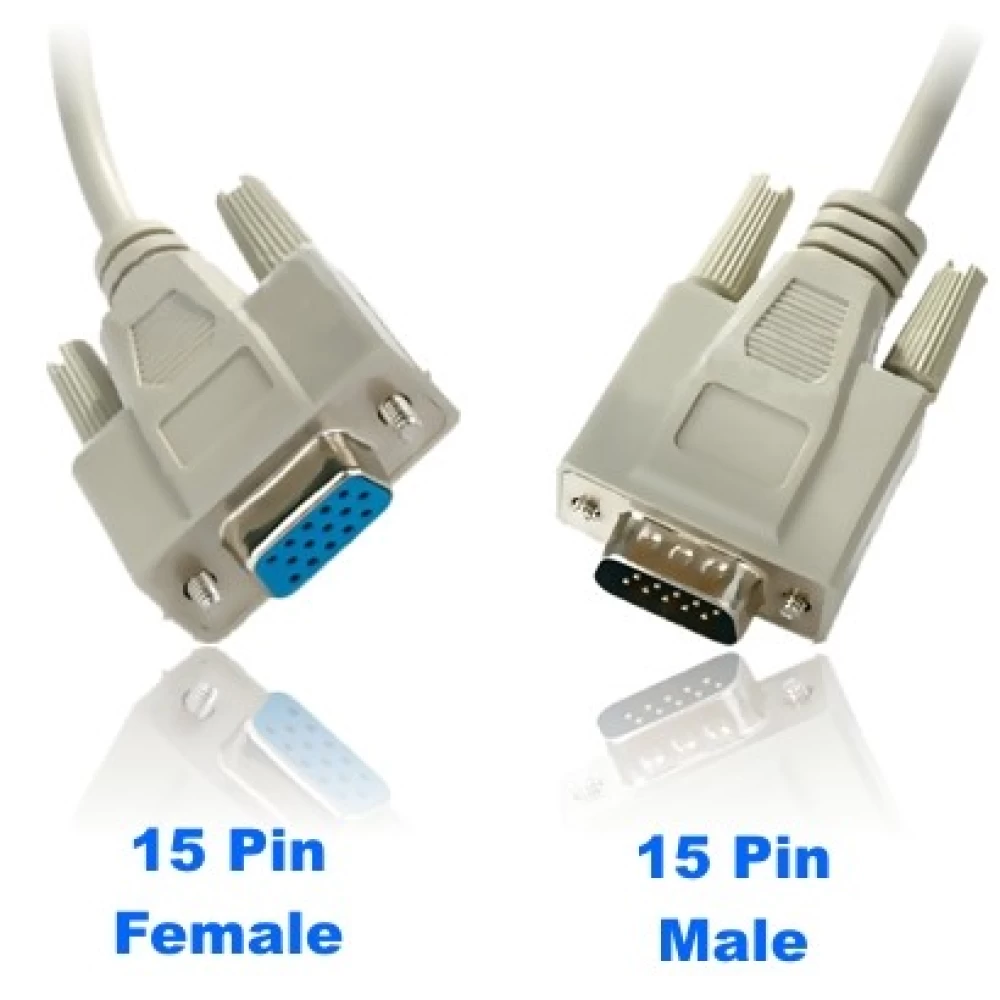 Καλώδιο computer VGA αρσενικό - VGA 15pin θηλυκό 1.8M 04.001.0178