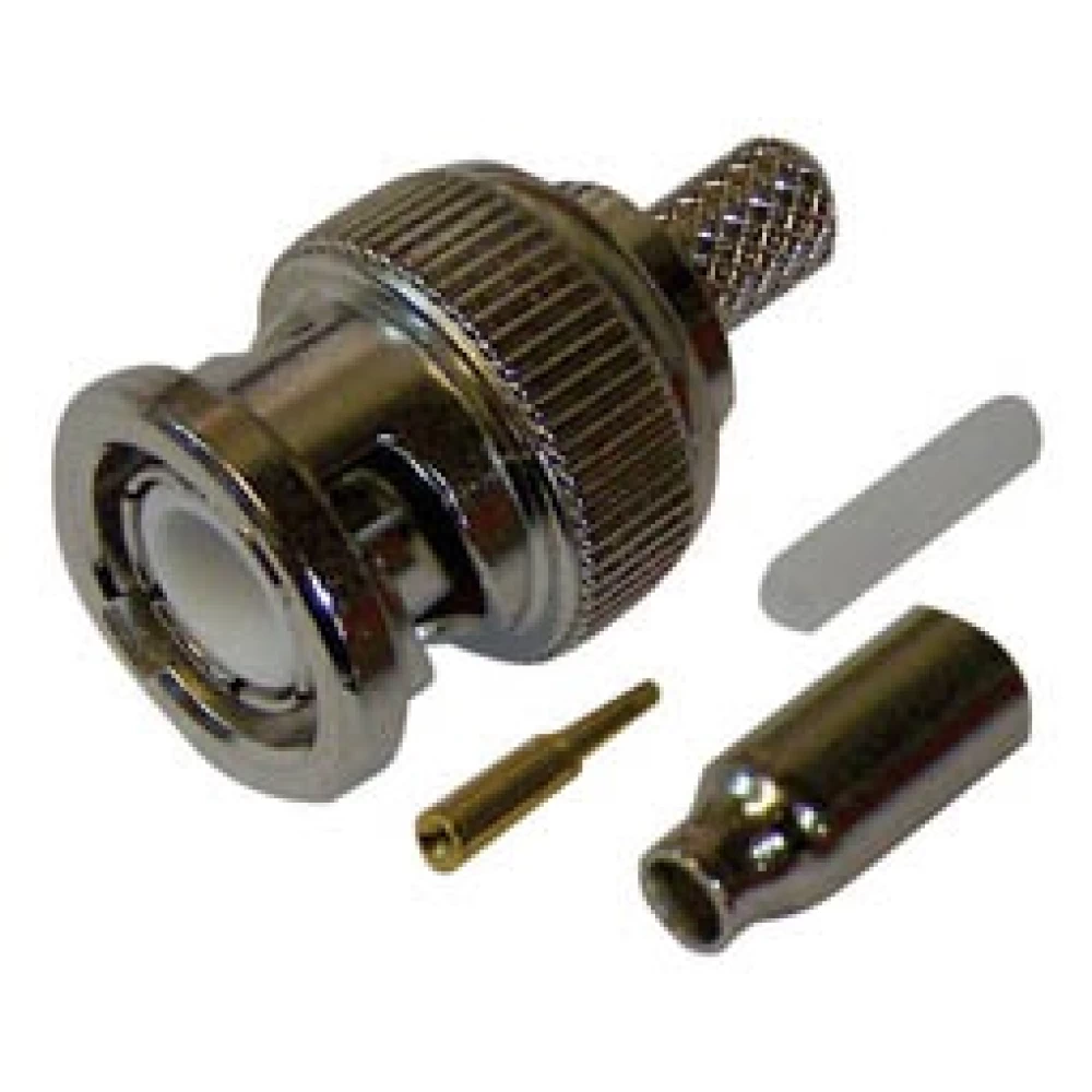 Φίς BNC  crimp αρσενικό   RG58 V-7001A