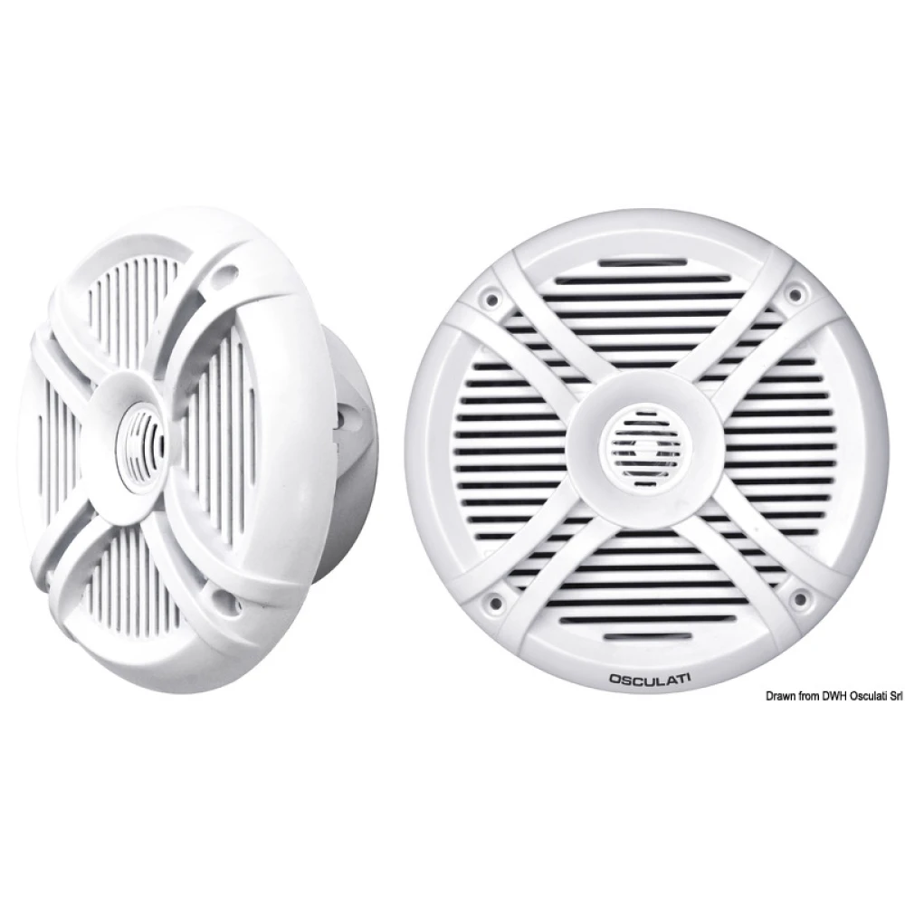 Αδιάβροχα Ηχεία Multicolour Rgb Osculati 6.25'' 120watt λευκά