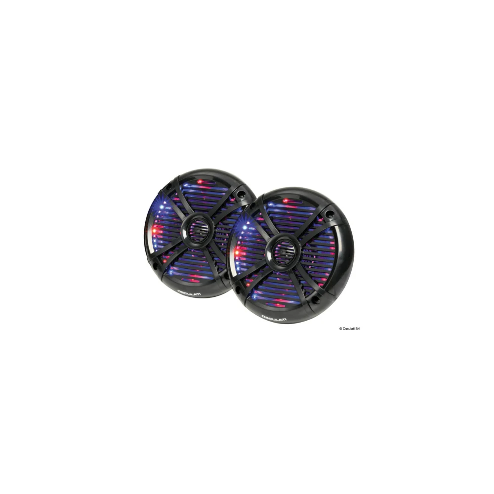 Αδιάβροχα Ηχεία Multicolour Rgb Osculati 6.25'' 120watt μαύρα