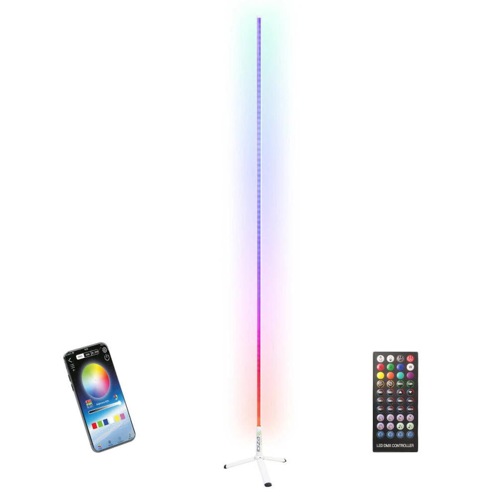  Ibiza Sound LED Φωτιστικό Δαπέδου Υ150xΜ120εκ. με RGB Φως Λευκό 