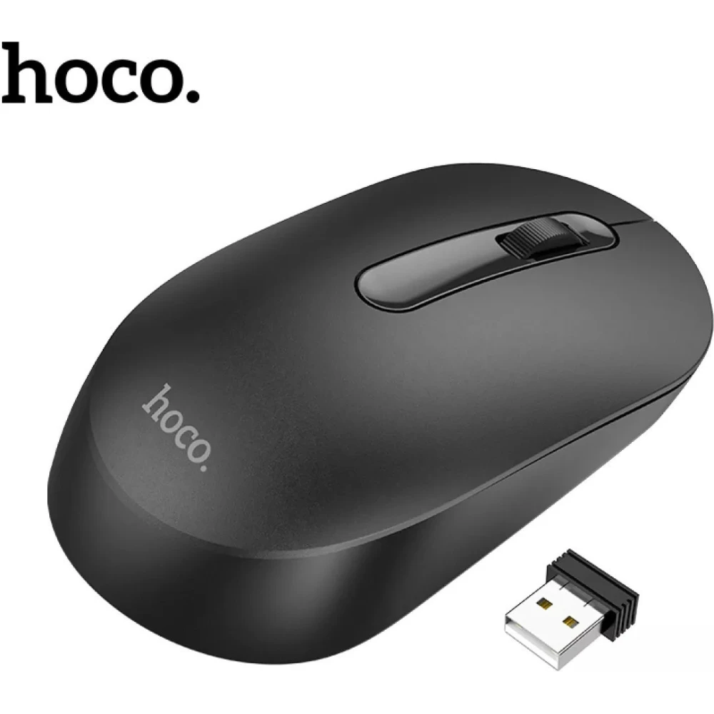 Ασύρματο Ποντίκι Μαύρο   Hoco GM14 