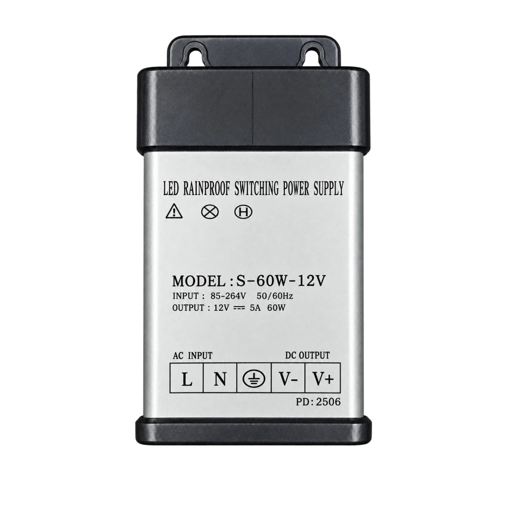 Switching αδιάβροχο τροφοδοτικό 12V 5A RP-12V 5A 