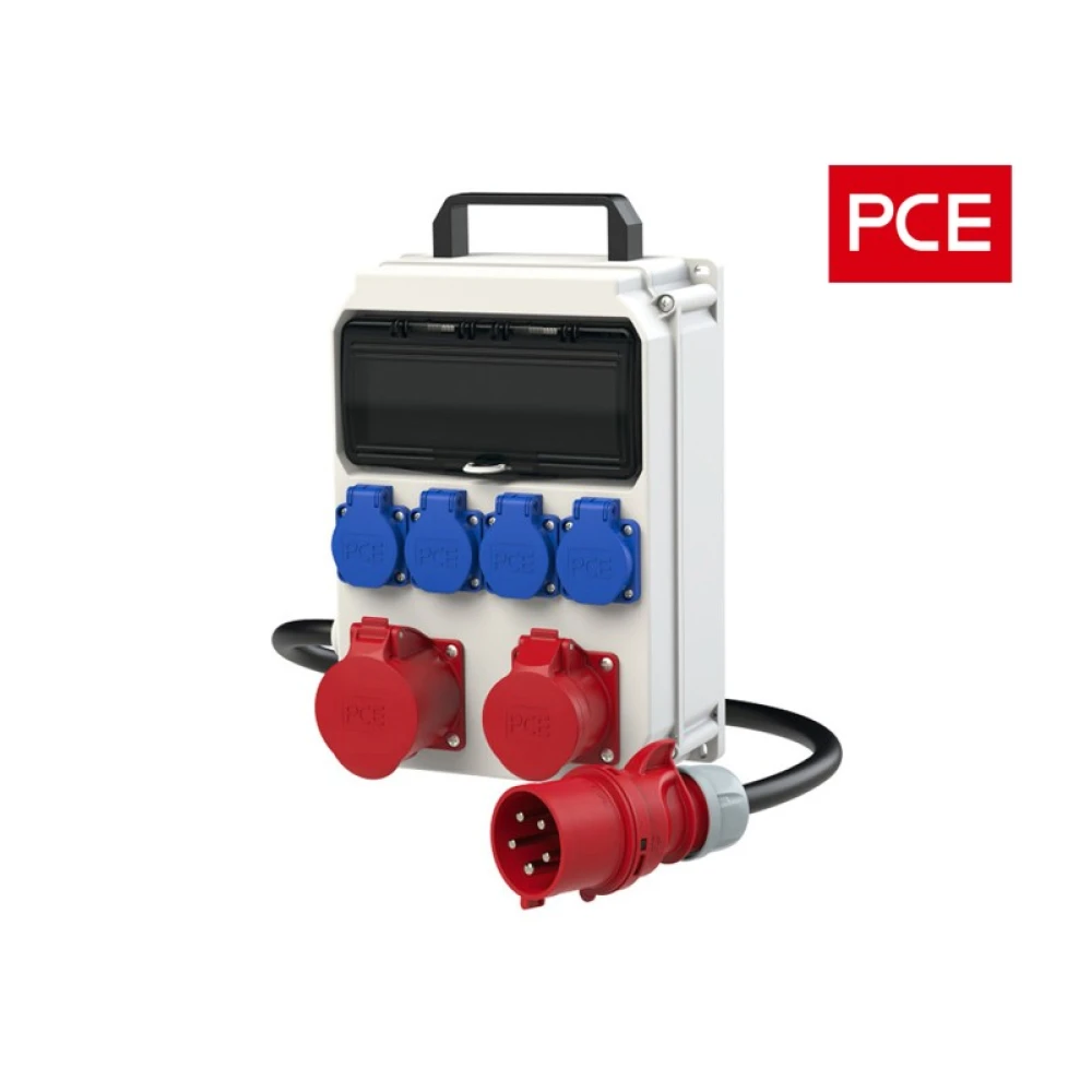 Κουτί διανομής 5P / 2 x CEE και 4 x Σούκο 1xCEE 32A, 1xCEE 16A & 4xΣΟΥΚΟ ANIF4 9134532 PCE