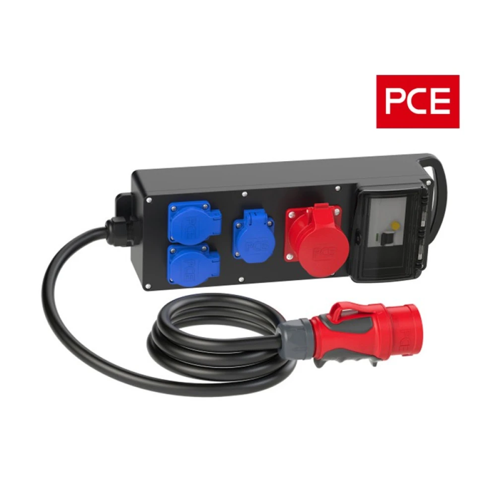 Κουτί διανομής 5P 16A IP54 ΜΕ 1xCEE 16A & 3xΣΟΥΚΟ STEYREGG 9441051 PCE