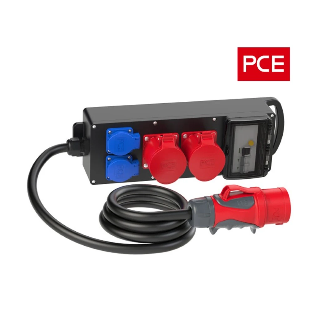 Κουτί διανομής 5P 32A IP54 ΜΕ 2xCEE 32A & 2xΣΟΥΚΟ STEYREGG 9441075 PCE