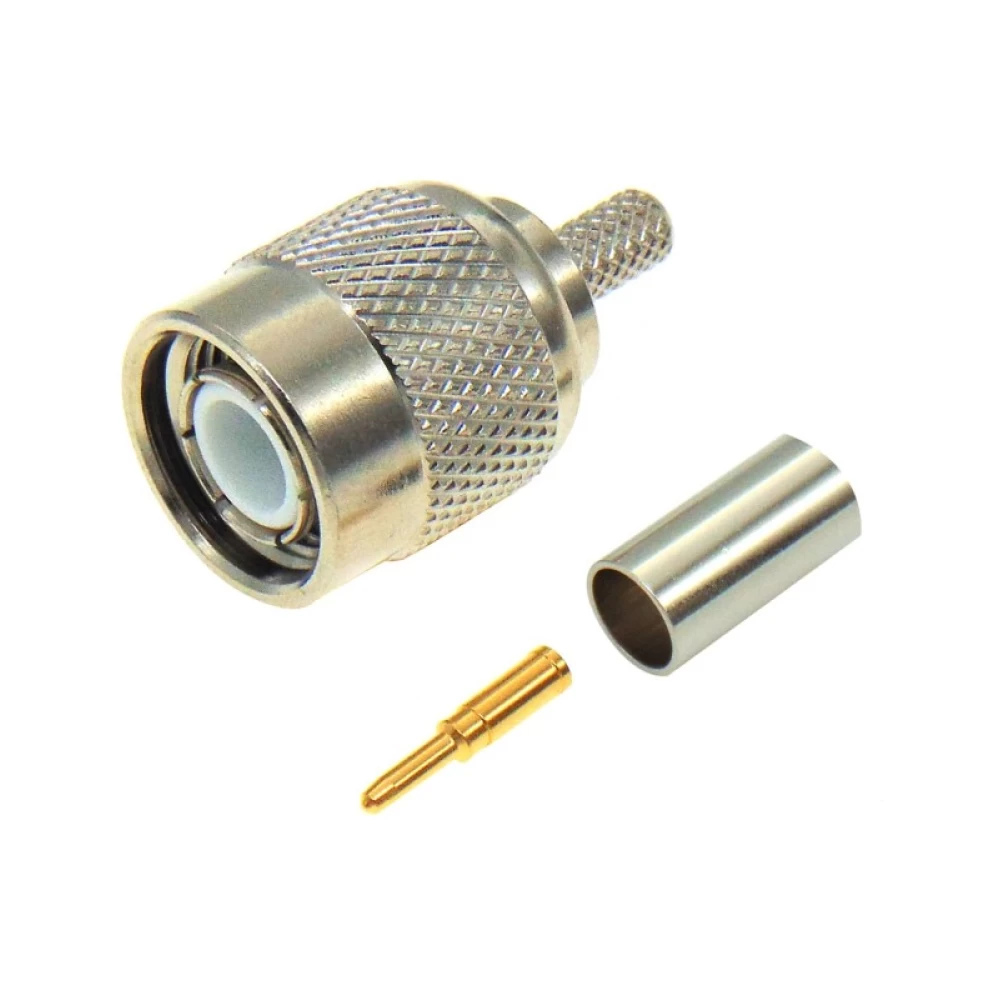 Connector TNC αρσενικό  crimp    RG58 V-7401A