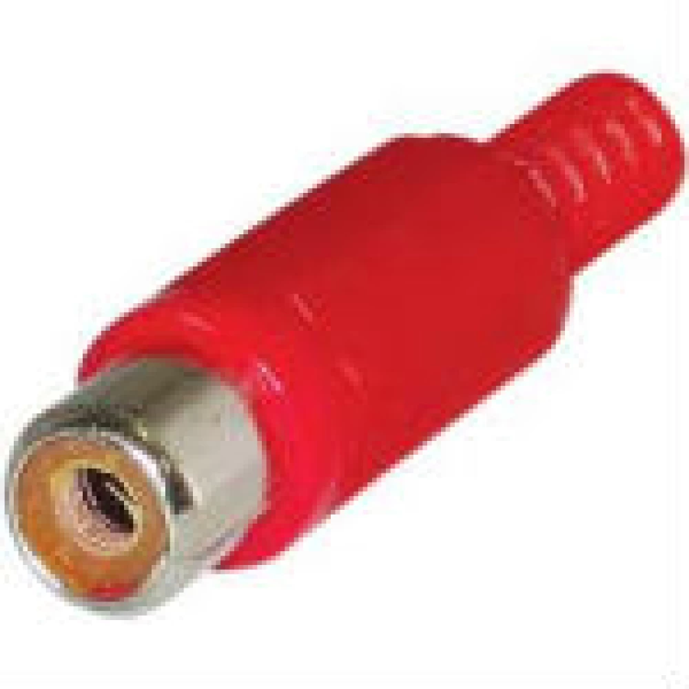 Φίς Rca θηλυκό κόκκινο RJ-228N