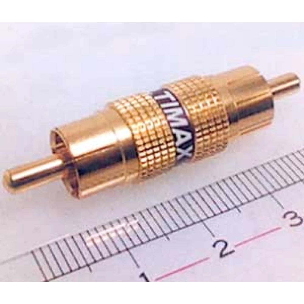Adaptor Rca αρσενικό-αρσενικό επίχρυσο RA-310G