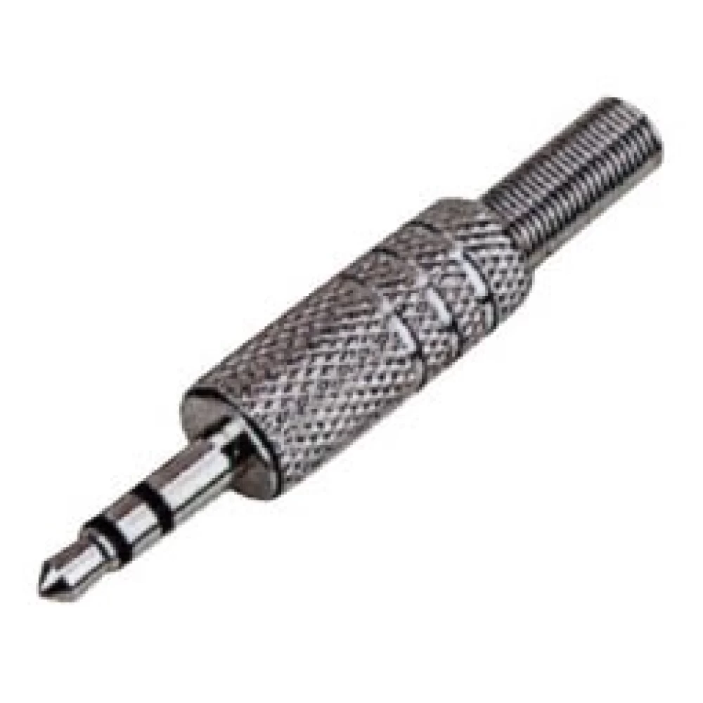 Φίς stereo αρσενικό μεταλλικό 3.5mm XJ-D018N