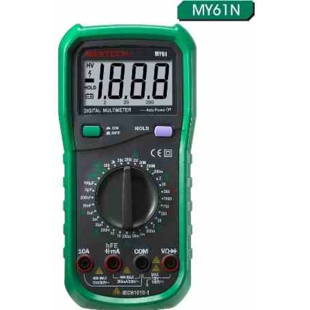 Ψηφιακό πολύμετρο και καπασιτόμετρο Mastech Heylec υψηλής ακρίβειας  MY-61