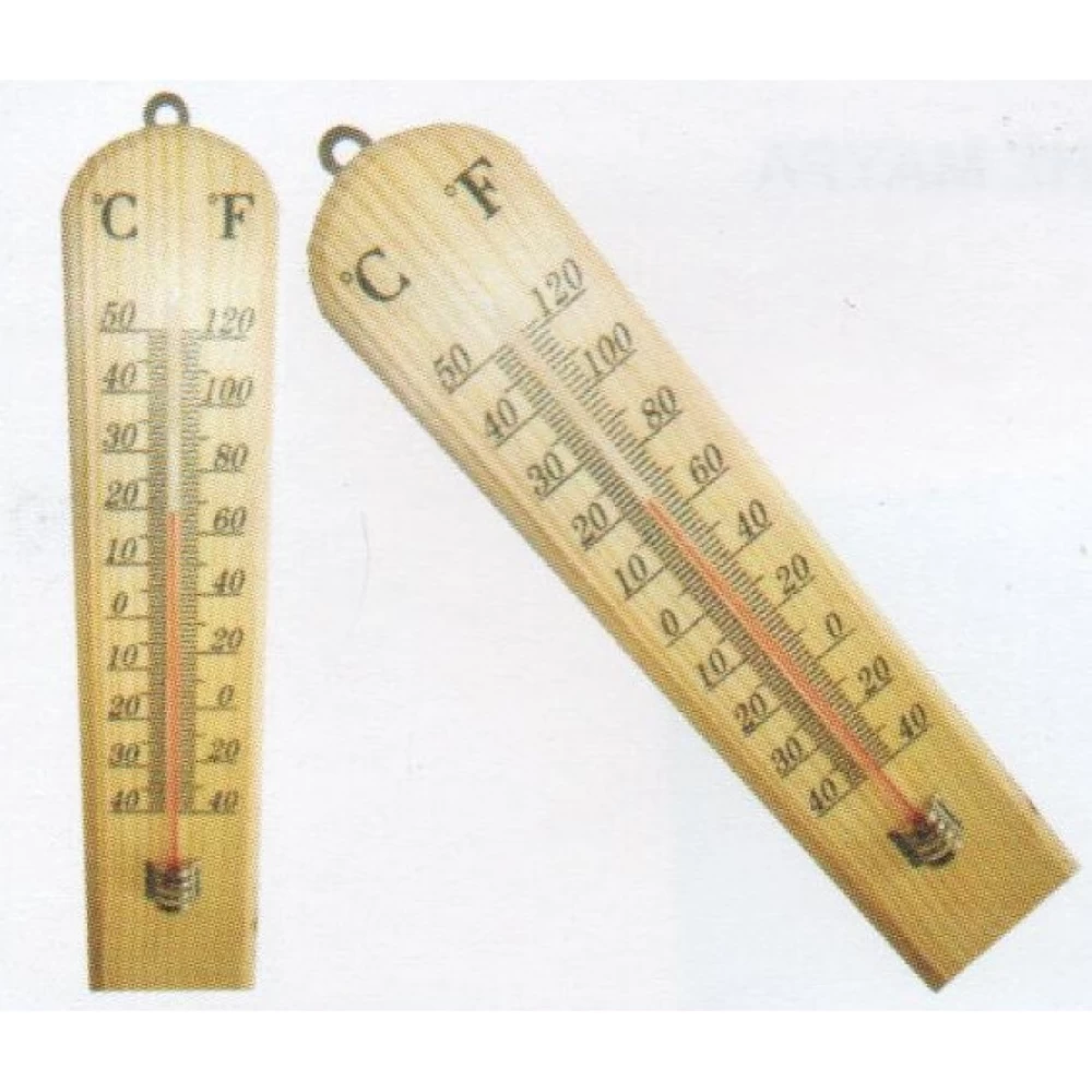 Θερμόμετρο χώρου ξύλινο temp-c-2