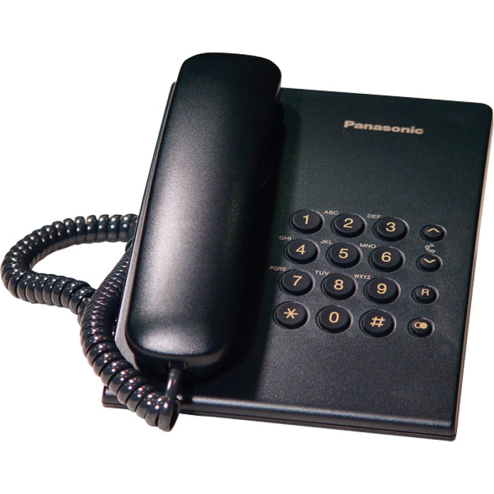 Panasonic ενσύρματο τηλέφωνο  μαύρο KX-TS500EXB