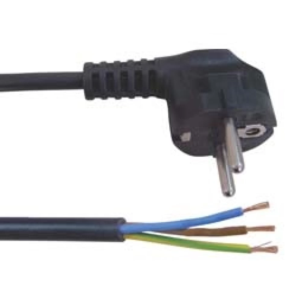 Καλώδιο τροφοδοσίας σούκο 3 μέτρα 3x1,5mm σιλικόνης Rubber 