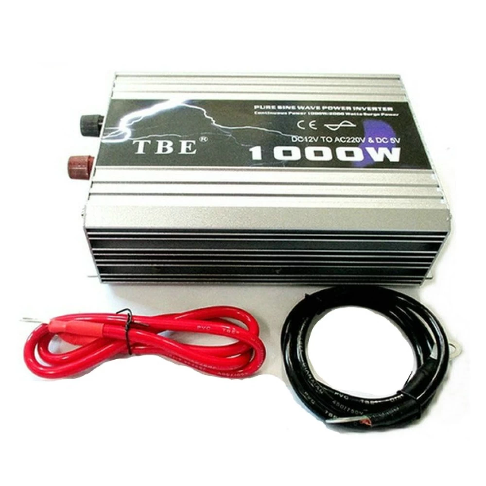 Inverter καθαρού Ημιτόνου 12V-220VAC 1000W ΤΒΕ T12P-1000-2
