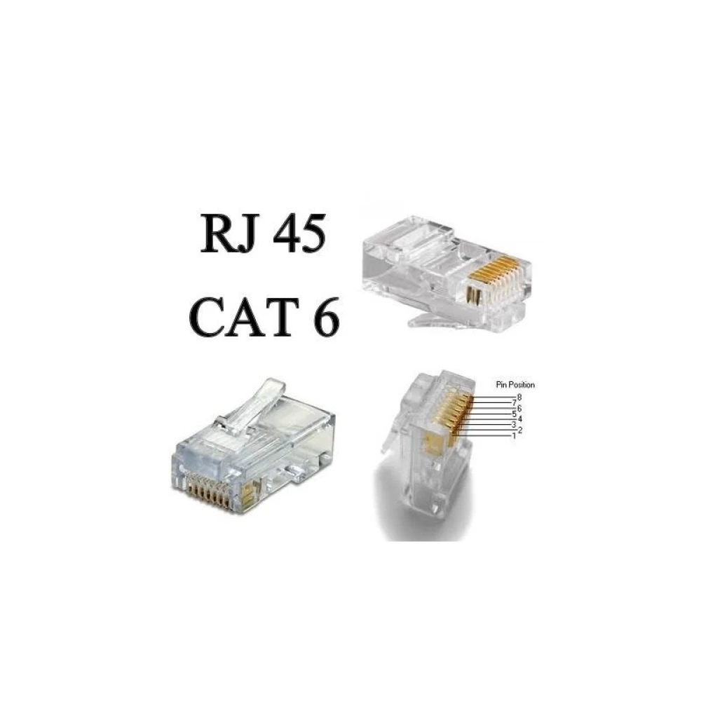 Δυκτιακό φίς 8P8C CAT6 YH8-8602 (SS320) 