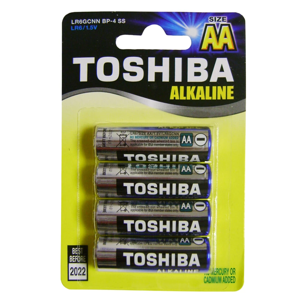 Μπαταρία αλκαλική 4άδα  Toshiba LR06 AA LR06GCNN BP-4SS