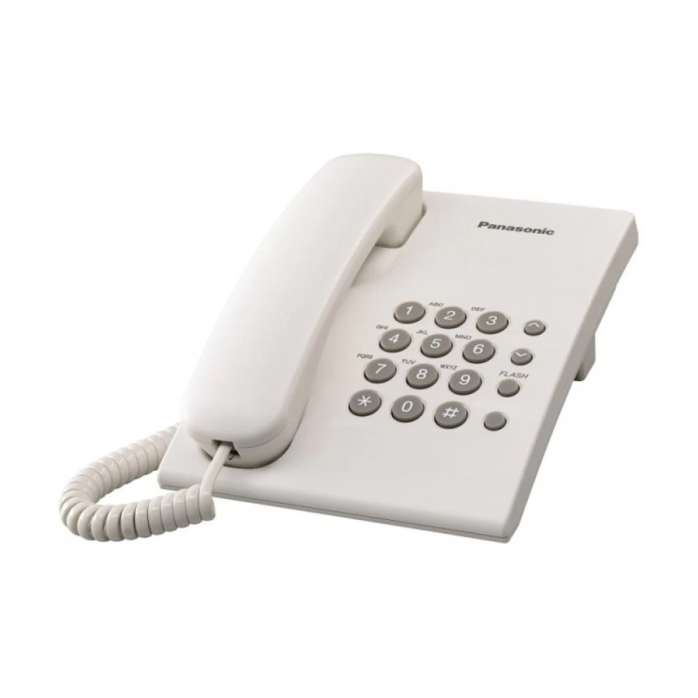 Panasonic ενσύρματο τηλέφωνο λευκό  KX-TS500EXW
