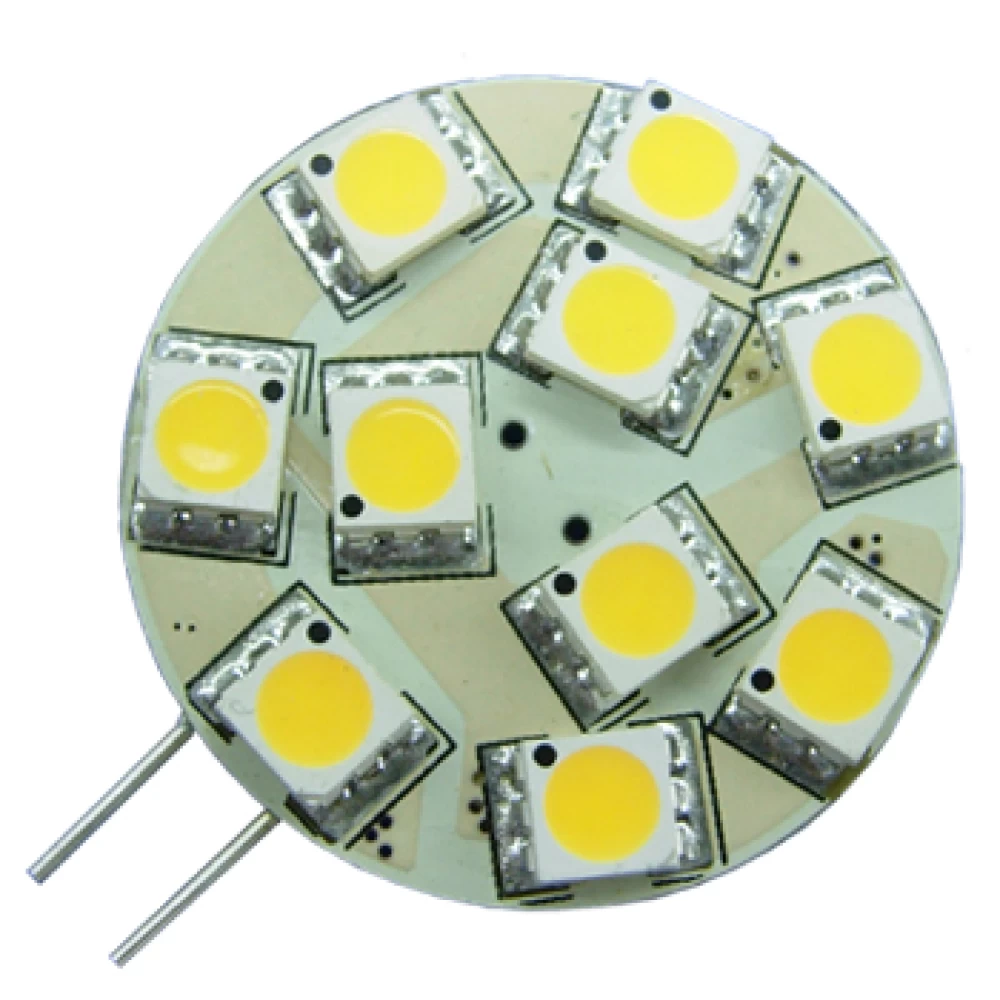 Λαμπάκι  10 Led G4  στρογγυλό Warm White
