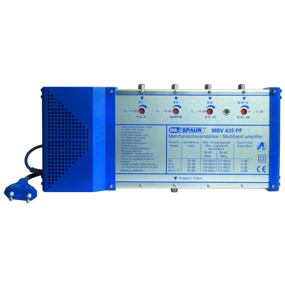 Ενισχυτής κεντρικός Spaun MBV435PF