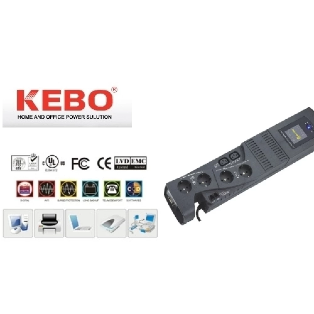 UPS πολύπριζο Kebo UPS-750SP