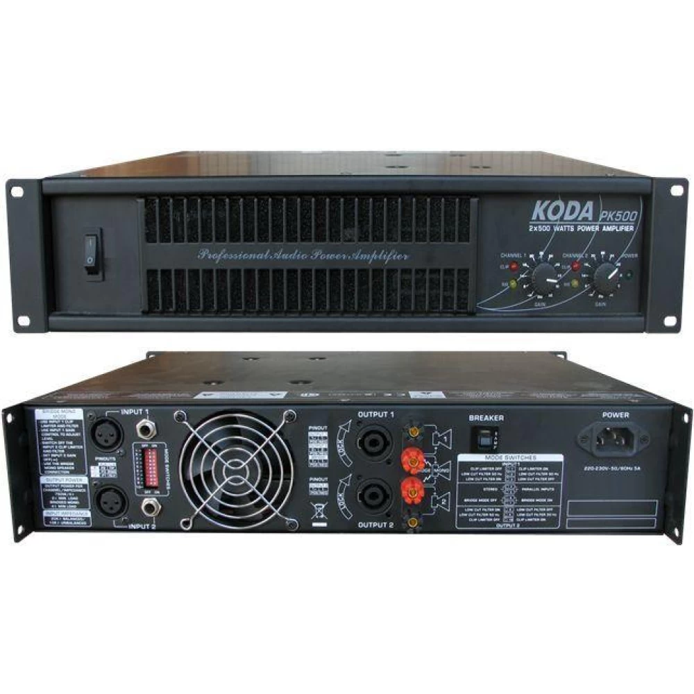 Τελικός ενισχυτής 2 x 1200Wrms Koda PK-500