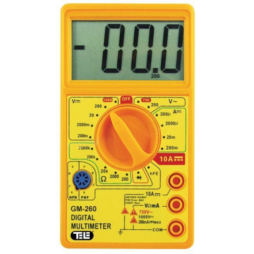 Όργανο πολύμετρο ψηφιακό GM-260