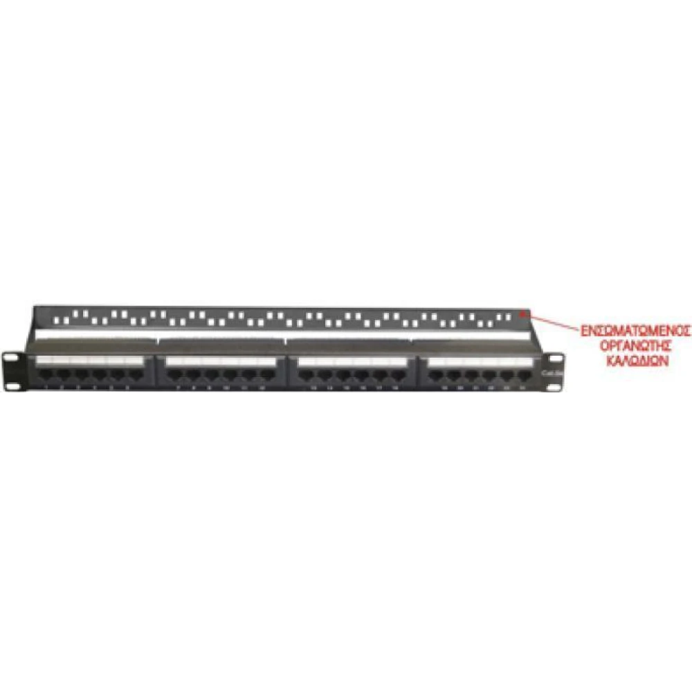 Patch Panel 19'' UTP CAT5E 12p 04.024.0051