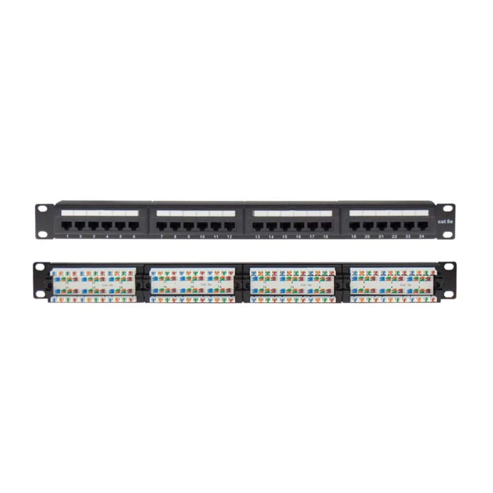 Patch Panel 19'' 24P UTP CAT5E 04.024.0052