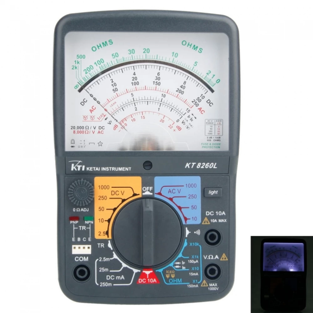 Όργανο πολύμετρο αναλογικό KT8260L KTI 