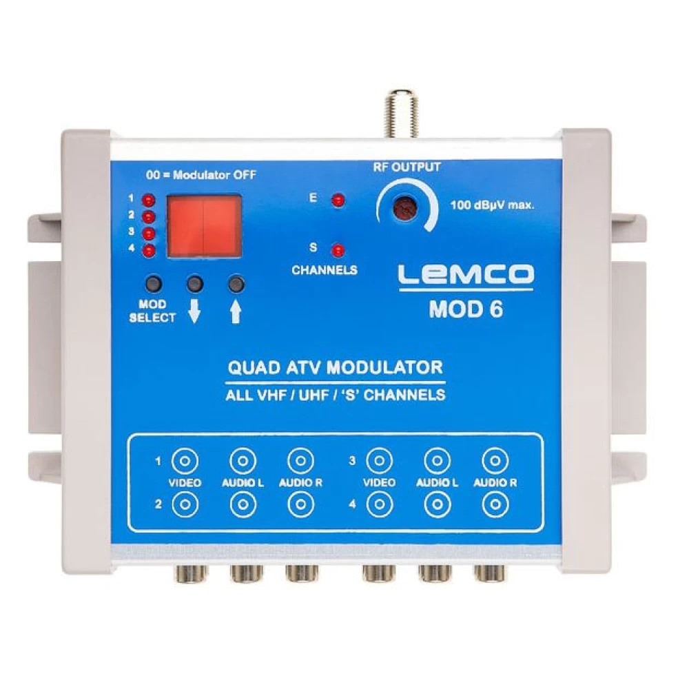 Διαμορφωτής Lemco Quad Full Βand 4 x 100dBμV  MOD6