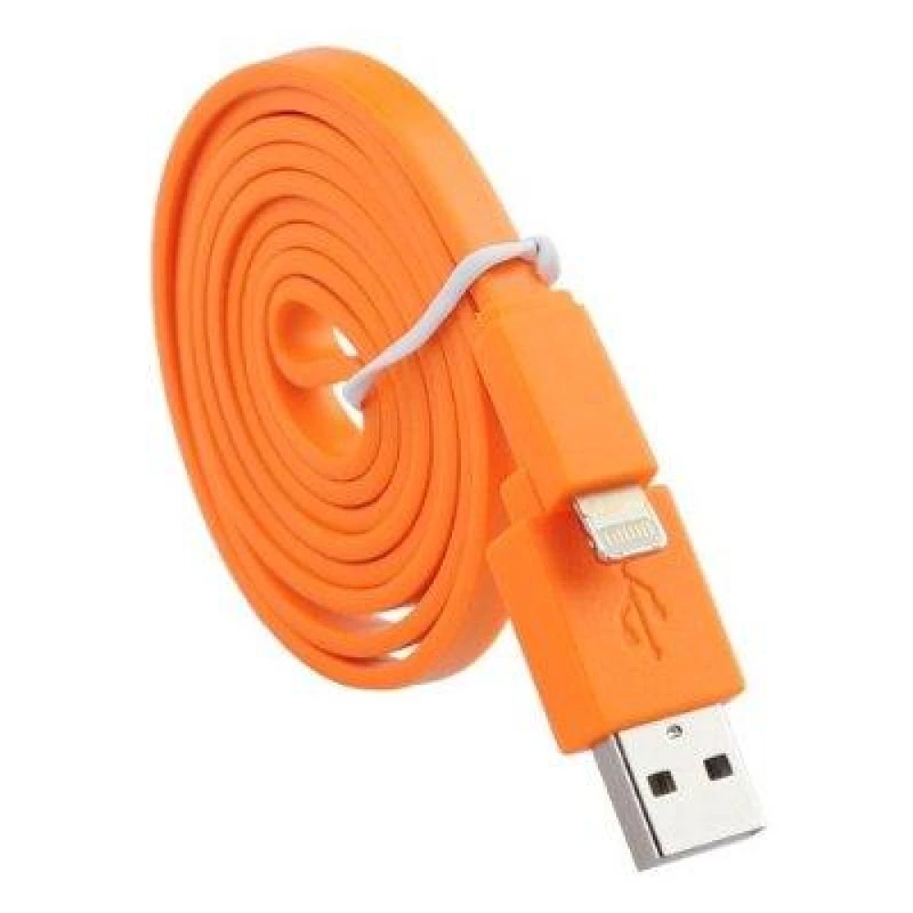 Καλώδιο USB iphone lightning  5 /6 & 7 DATA /CHARGER CABLE -Orange