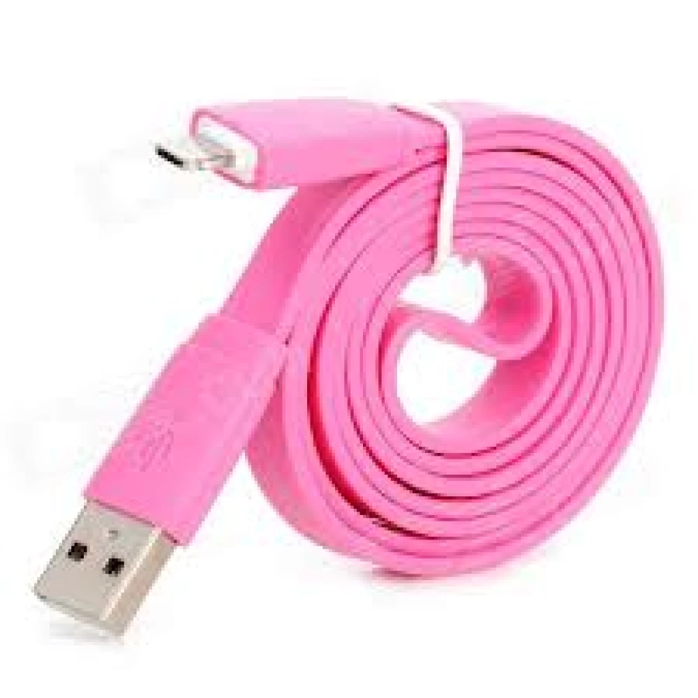 Καλώδιο USB iphone lightning  5 /6 & 7 DATA /CHARGER CABLE -Pink